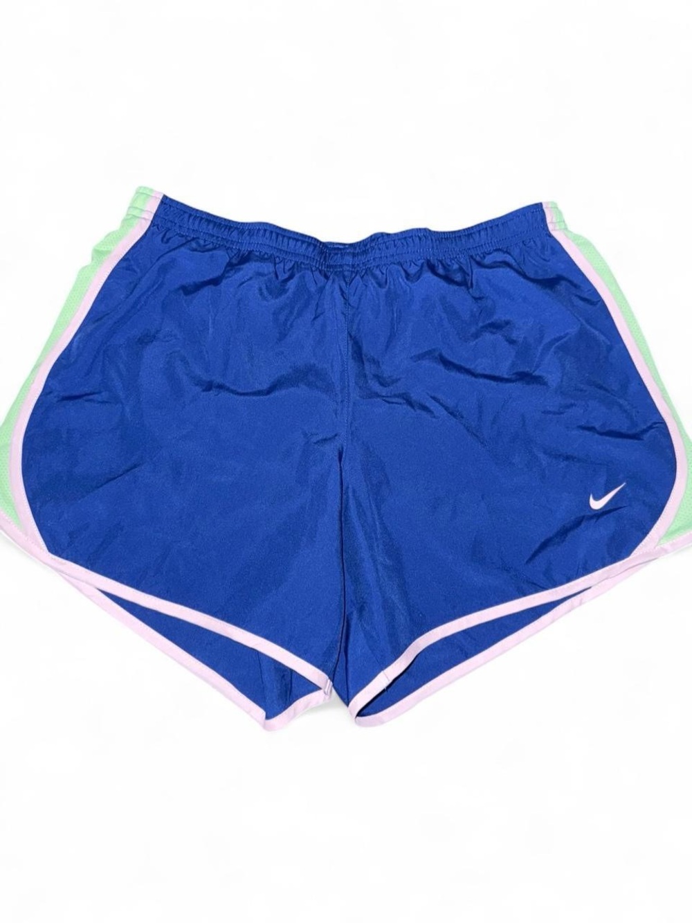 Nike Women’s Royal Blue Athletic Shorts with Pink & Mint Trim